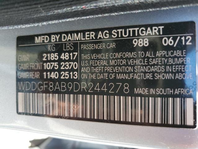 VIN WDDGF8AB9DR244278 2013 Mercedes-Benz C-Class, 3... no.12