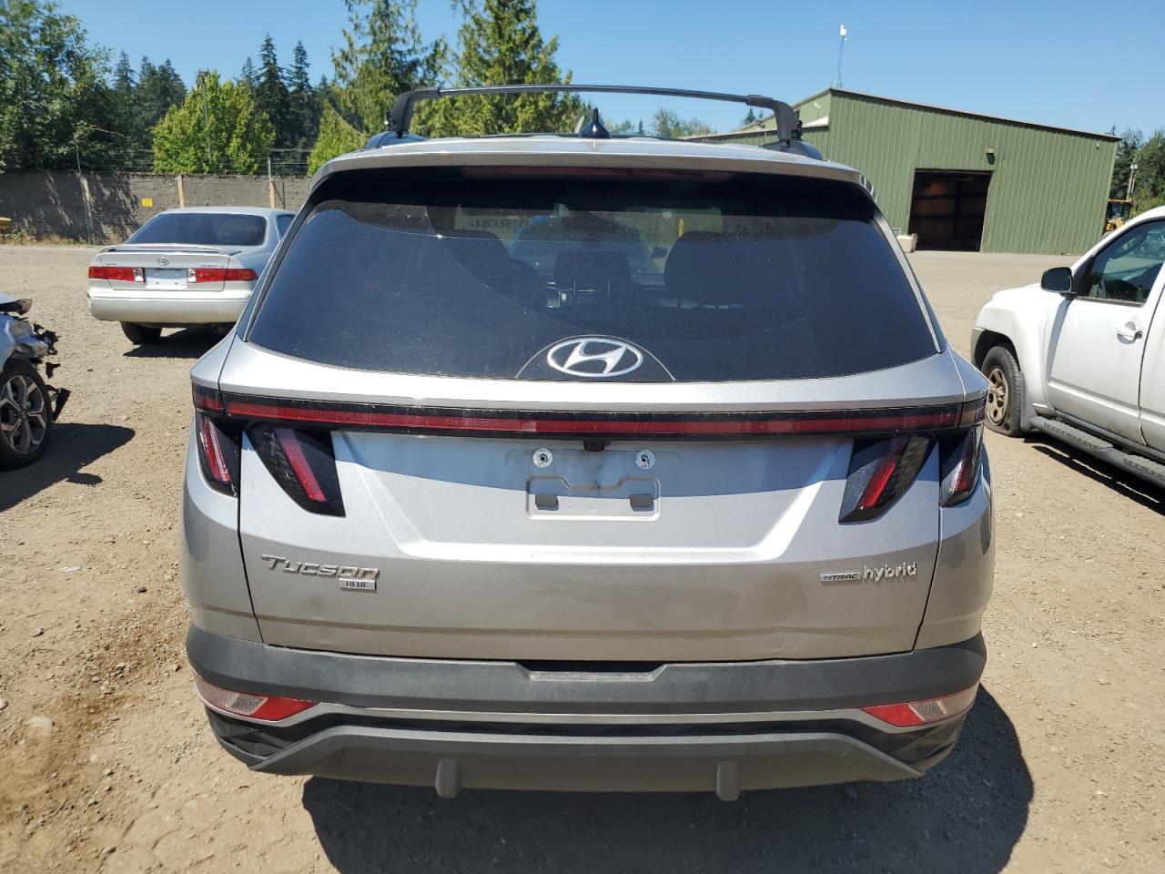 KM8JBCA18NU080165 2022 Hyundai Tucson Blue