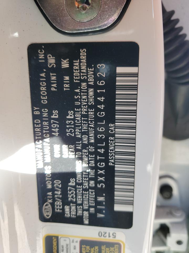 5XXGT4L36LG441623 2020 Kia Optima Lx