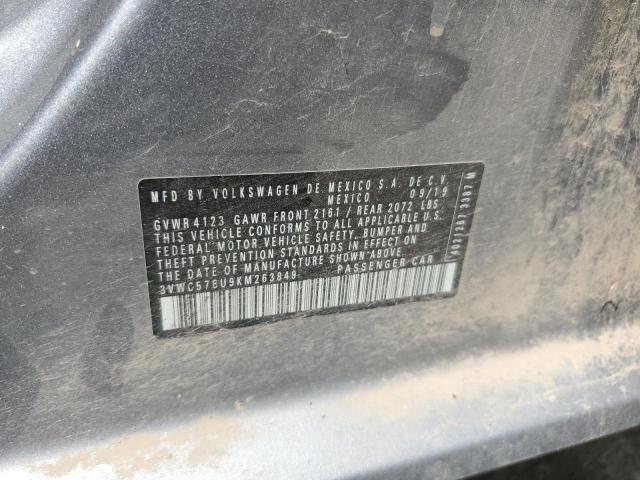 2019 VOLKSWAGEN JETTA S - 3VWC57BU9KM263849