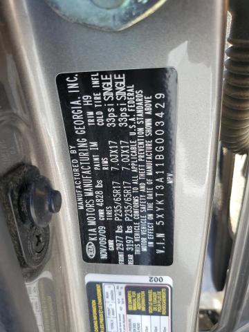 5XYKT3A11BG003429 2011 Kia Sorento Base 5XYKT3A11BG003429 2011 Kia Sorento Base