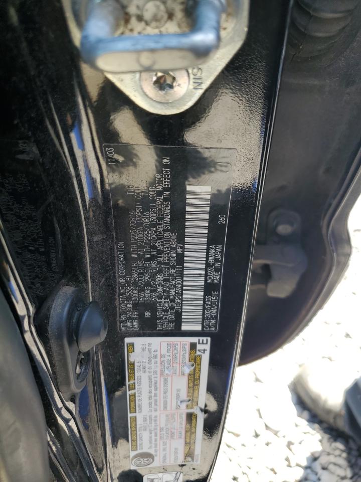 JTEGP21A940011111 2004 Toyota Highlander Base