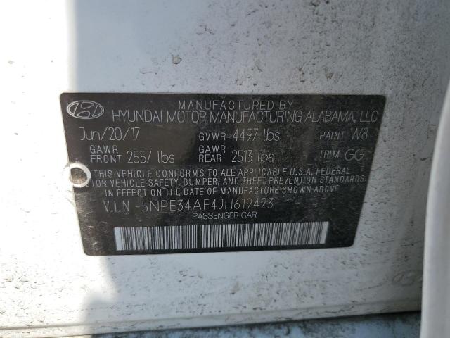 2018 HYUNDAI SONATA SPO - 5NPE34AF4JH619423