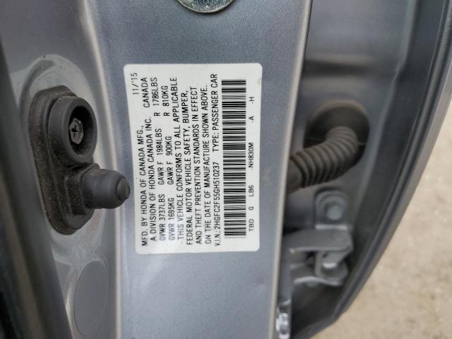 2HGFC2F55GH510237 2016 HONDA CIVIC - Image 12