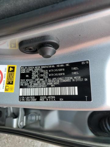 2018 Toyota Highlander Le VIN: 5TDBZRFH3JS876642 Lot: 62013234