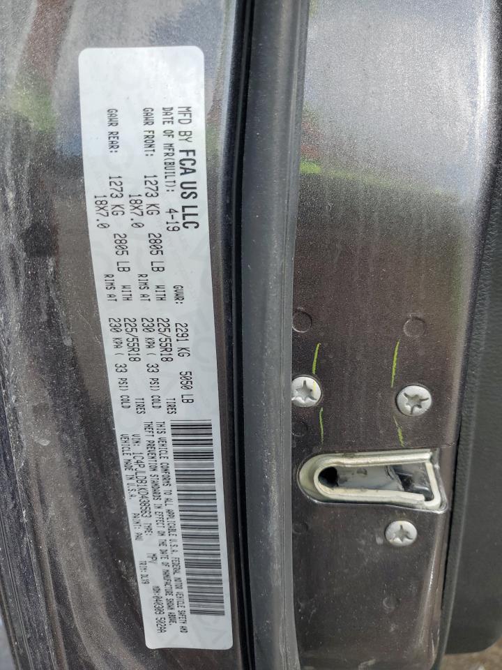 1C4PJLDB1KD438563 2019 Jeep Cherokee Limited