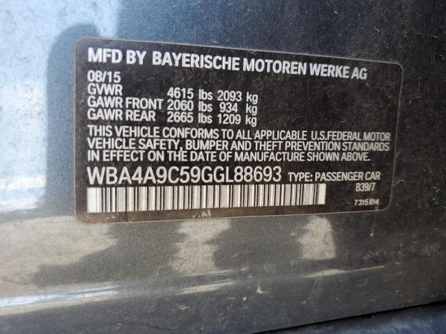 VIN WBA4A9C59GGL88693 2016 BMW 4 Series, 428 I Gran... no.12