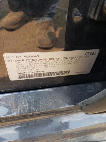 2017 AUDI A8 L QUATT - WAU44AFD3HN016596