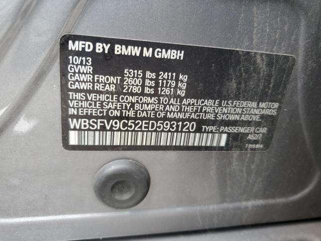 VIN WBSFV9C52ED593120 2014 BMW M5 no.12