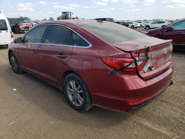 HYUNDAI SONATA SE 2015 red  gas 5NPE24AF3FH033340 photo #3