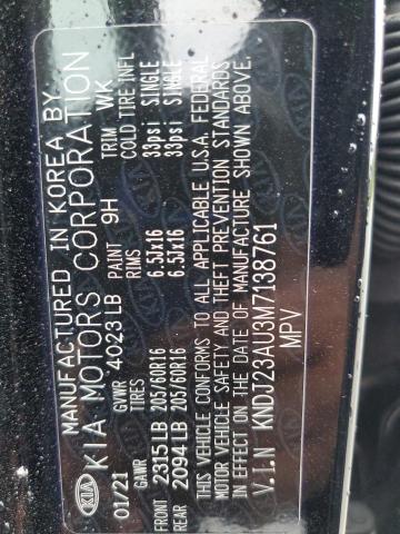 2021 Kia Soul Lx VIN: KNDJ23AU3M7138761 Lot: 62442624