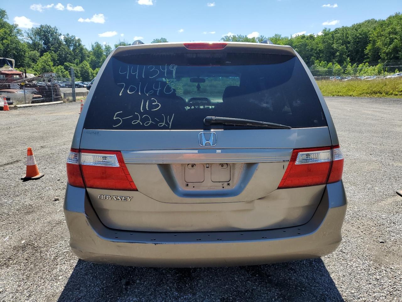 5FNRL38797B115502 2007 Honda Odyssey Exl