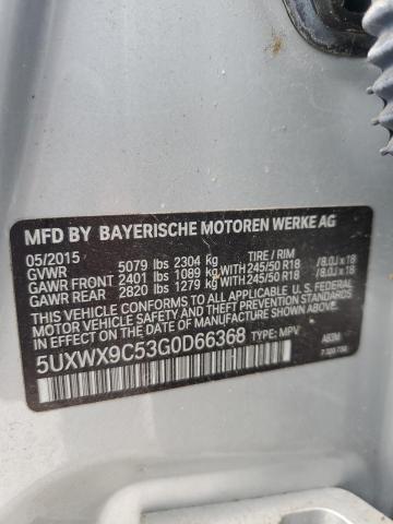 VIN 5UXWX9C53G0D66368 2016 BMW X3, Xdrive28I no.13