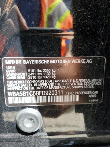 VIN WBA5B1C58FD920311 2015 BMW 5 Series, 535 I no.13