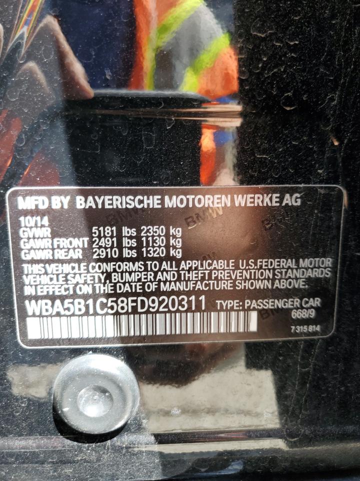 WBA5B1C58FD920311 2015 BMW 535 I