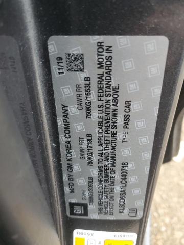 2020 CHEVROLET SPARK 1LT - KL8CD6SA1LC440718