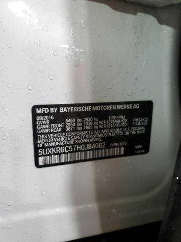 2017 BMW X5 XDRIVE5 - 5UXKR6C57H0J84002
