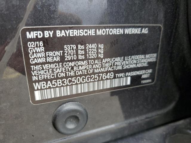 VIN WBA5B3C50GG257649 2016 BMW 5 Series, 535 XI no.12