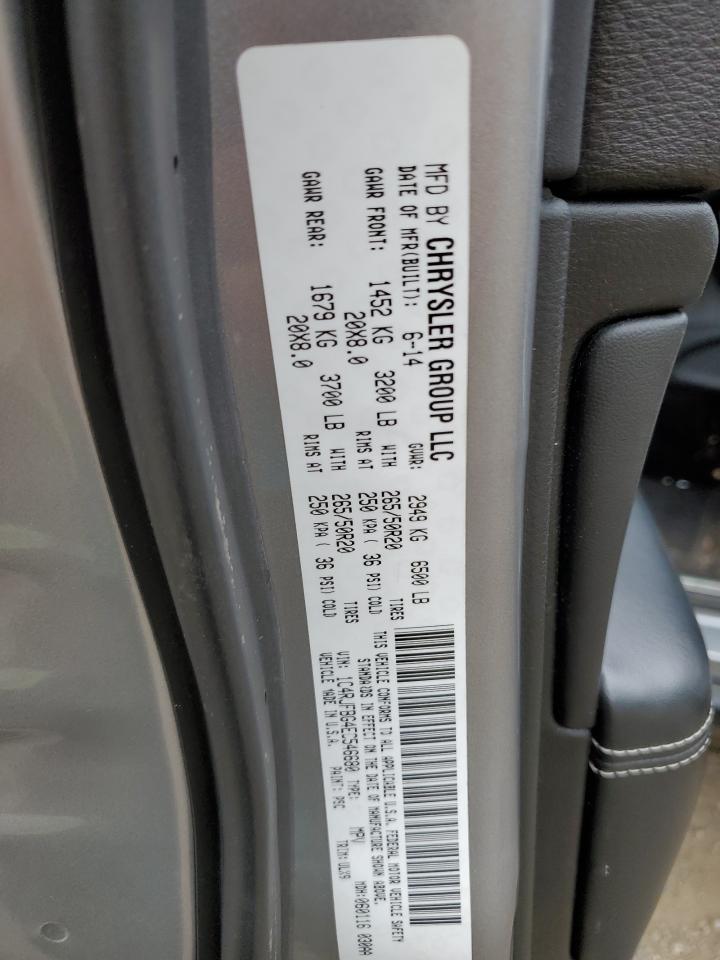 1C4RJFBG4EC546680 2014 Jeep Grand Cherokee Limited