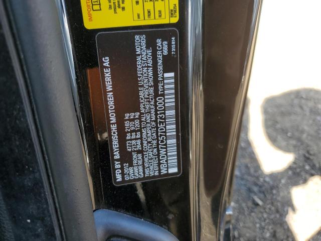 2013 BMW 328 I Sulev VIN: WBADW7C57DE731000 Lot: 62555114