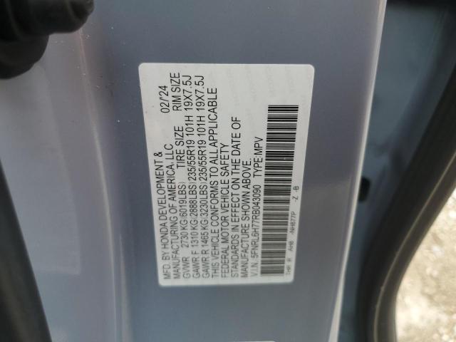 VIN 5FNRL6H77RB043090 2024 HONDA ODYSSEY SP no.13