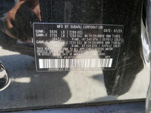 2024 Subaru Outback Onyx Edition Xt VIN: 4S4BTGLD6R3134364 Lot: 61751624