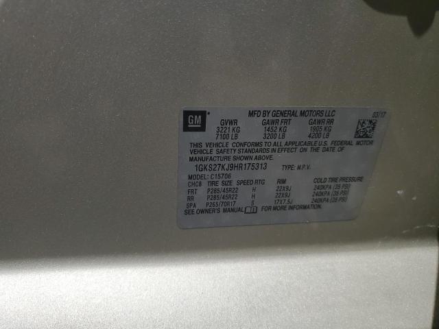 2017 GMC YUKON MAKS27KJ9HR175313