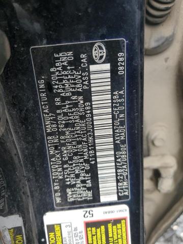 VIN 4T1B11HK3JU009489 2018 Toyota Camry, L no.12