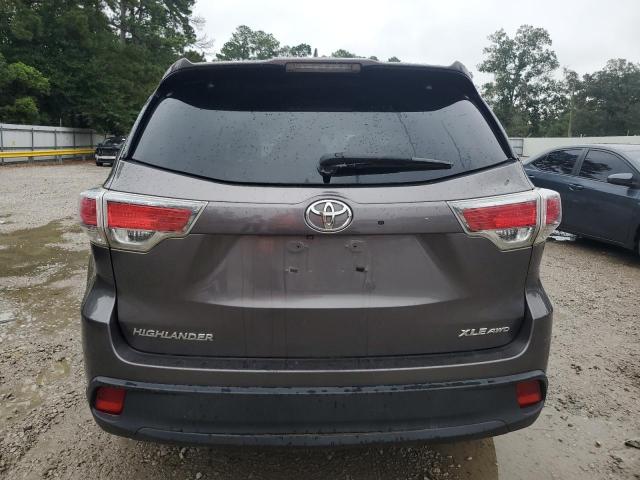 VIN 5TDJKRFH9ES032448 2014 Toyota Highlander, Xle no.6