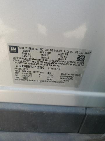 2018 CHEVROLET 150 EXP/CH 3GNAXGEV2JL102490