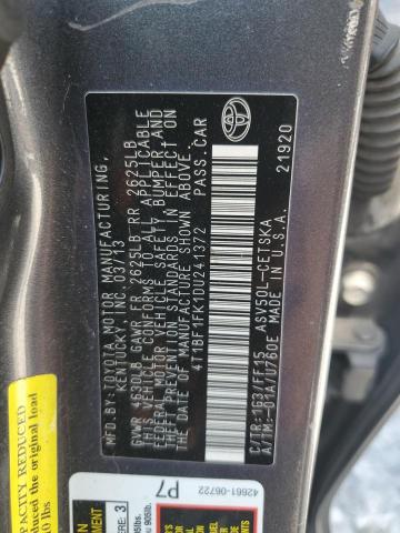 VIN 4T1BF1FK1DU241372 2013 Toyota Camry, L no.13