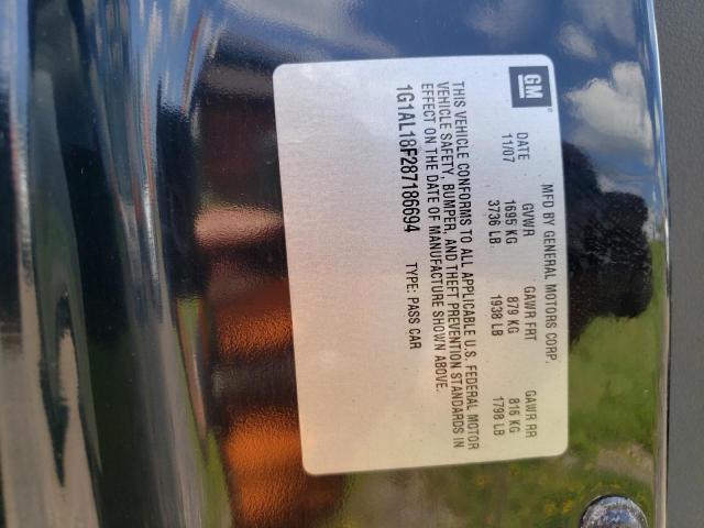 2008 Chevrolet Cobalt Lt VIN: 1G1AL18F287186694 Lot: 63062374