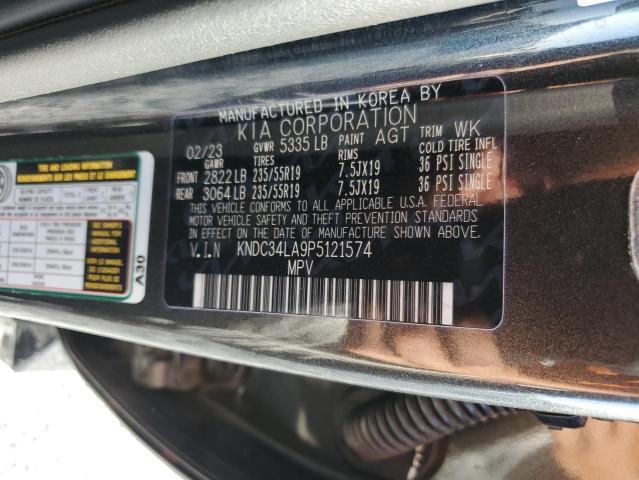 2023 Kia Ev6 Light VIN: KNDC34LA9P5121574 Lot: 62092144