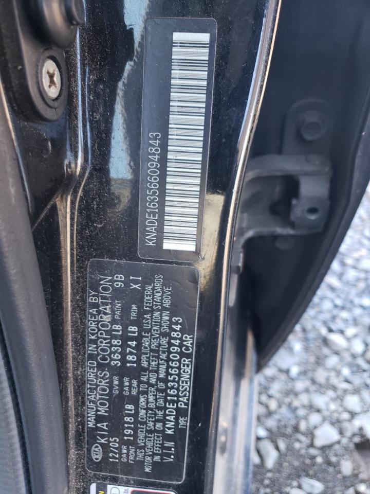 KNADE163566094843 2006 Kia Rio 5