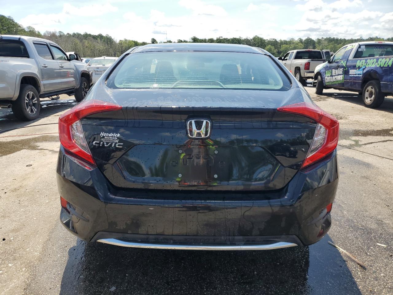 Lot #2881345489 2021 HONDA CIVIC LX