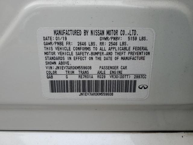 2019 INFINITI Q50 LUXE - JN1EV7AR0KM559608