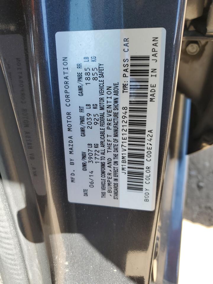 JM1BM1V71E1212948 2014 Mazda 3 Touring