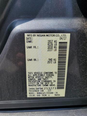2017 NISSAN ALTIMA 2.5 - 1N4AL3AP3HC253273
