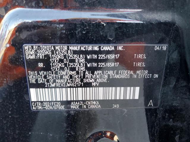2018 TOYOTA RAV4 ADVEN - 2T3WFREV2JW462171