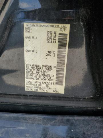 2015 NISSAN ALTIMA 2.5 - 1N4AL3AP3FC597683