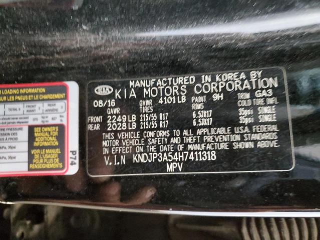 2017 Kia Soul + VIN: KNDJP3A54H7411318 Lot: 61339454