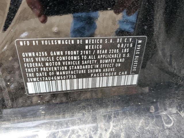 2016 VOLKSWAGEN GOLF SPORT - 3VWC17AU4GM507735