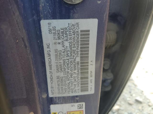 2018 HONDA ACCORD SPO 1HGCV1F33JA221580