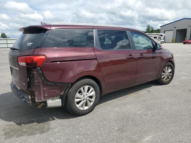 KIA SEDONA LX 2017 burgundy  gas KNDMB5C14H6308679 photo #4