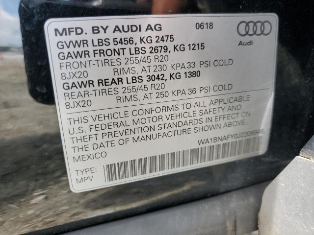 VIN WA1BNAFY0J2206948 2018 Audi Q5, Premium Plus no.12