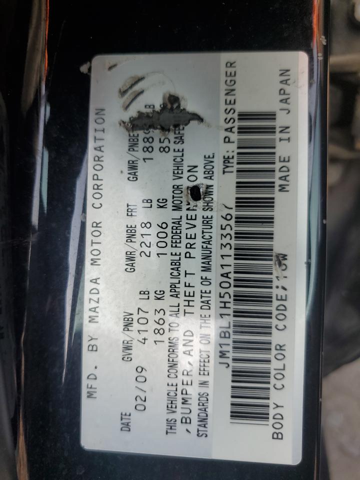 JM1BL1H50A1133567 2010 Mazda 3 S