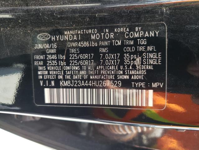 2017 Hyundai Tucson Se VIN: KM8J23A44HU267529 Lot: 61792684