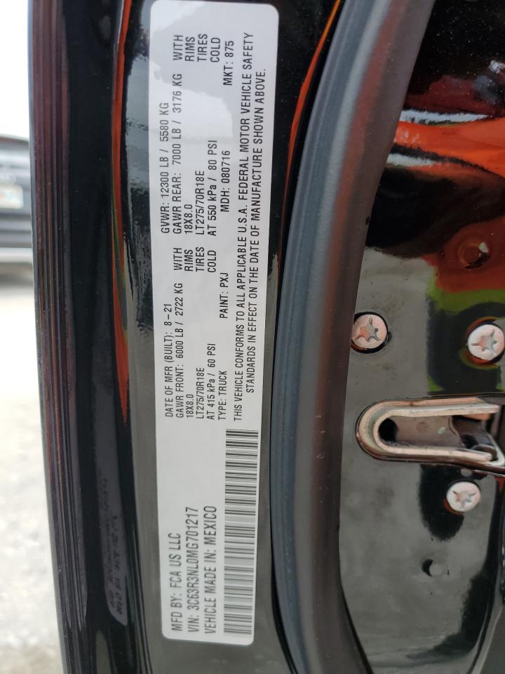 3C63R3NL0MG701217 2021 Ram 3500 Longhorn