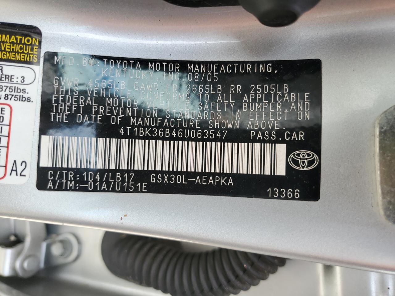 4T1DZ1FB3MU056501 2021 Toyota Avalon Limited