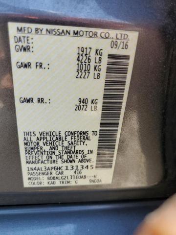 2017 NISSAN ALTIMA 2.5 - 1N4AL3AP6HC131345
